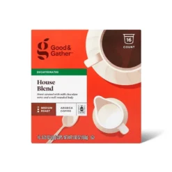 Decaf Medium Roast House Blend Coffee - 16ct Single Serve Pods - Good & Gather™ -Good & Gather GUEST 022796f0 9c06 4d62 ac10 d2e08134218a