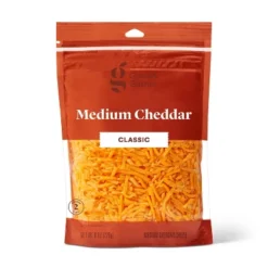 Shredded Medium Cheddar Cheese - 8oz - Good & Gather™ -Good & Gather GUEST 02d80ff3 3ce4 4949 8908 e1db58123e71