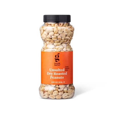 Unsalted Dry Roasted Peanuts - 16oz - Good & Gather™ 5 Unsalted Dry Roasted Peanuts - 16oz - Good & Gather™ - Image 3