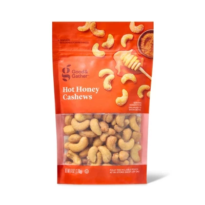 Hot Honey Cashews - 6oz - Good & Gather™ 5 Hot Honey Cashews - 6oz - Good & Gather™ - Image 3