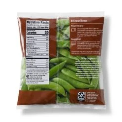 Fresh Organic Steam-in-Bag Sugar Snap Peas - 8oz - Good & Gather™