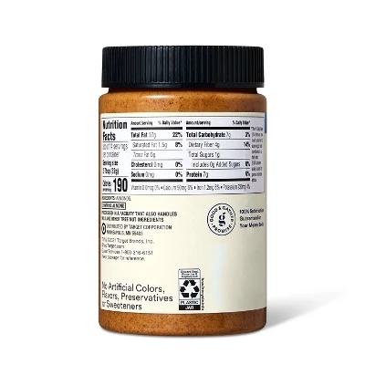 Stir Crunchy Almond Butter 16oz - Good & Gather™ 4 Stir Crunchy Almond Butter 16oz - Good & Gather™ - Image 2