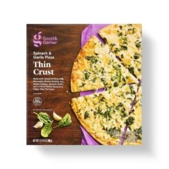 Thin Crust Spinach & Garlic Frozen Pizza - 13.7oz - Good & Gather™ -Good & Gather GUEST 0b4fdb7e 70dd 4124 87a6 d53e8e858a57