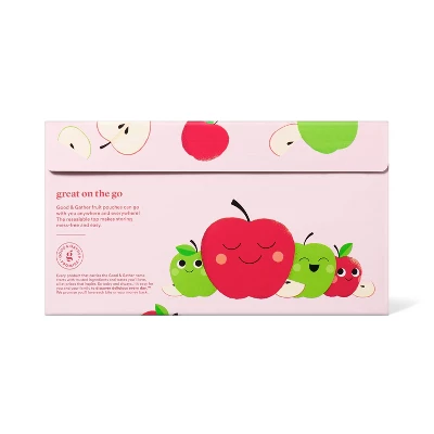 Original Apple Fruit Puree Pouches - 24ct - Good & Gather™ 4 Original Apple Fruit Puree Pouches - 24ct - Good & Gather™ - Image 2