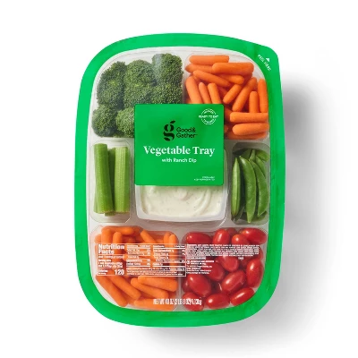 Vegetable Tray With Ranch Dip - 40oz - Good & Gather™ 5 Vegetable Tray With Ranch Dip - 40oz - Good & Gather™ - Image 3