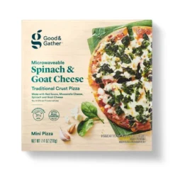 Frozen Spinach & Goat Cheese Mini Pizza - 7.4oz - Good & Gather™ 9 Frozen Spinach & Goat Cheese Mini Pizza - 7.4oz - Good & Gather™ -Good & Gather GUEST 0ee3c5e4 dd64 4331 9bce 86fbf3012b1a