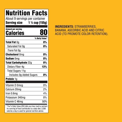 Strawberry Banana Frozen Fruit Blend - 48oz - Good & Gather™ 5 Strawberry Banana Frozen Fruit Blend - 48oz - Good & Gather™ - Image 3