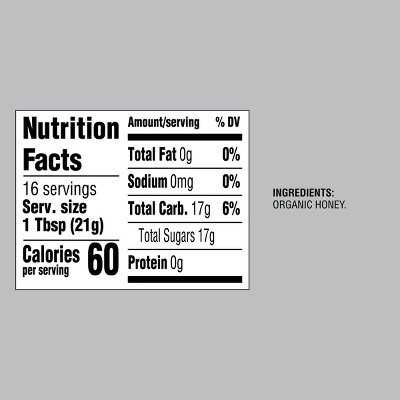 Organic Raw Unfiltered Pure Honey - 12oz - Good & Gather™ 5 Organic Raw Unfiltered Pure Honey - 12oz - Good & Gather™ - Image 3