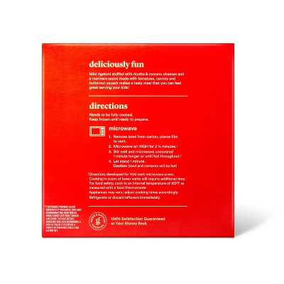 Frozen Stuffed Mini Rigatoni In A Marinara Sauce -with Hidden Vegetables - 8oz - Good & Gather™ 4 Frozen Stuffed Mini Rigatoni In A Marinara Sauce -with Hidden Vegetables - 8oz - Good & Gather™ - Image 2