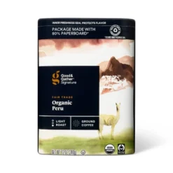 Signature Organic Peruvian Light Roast Ground Coffee - 12oz - Good & Gather™ -Good & Gather GUEST 15f0c06f ea0a 4336 8df7 d2d76687edf9