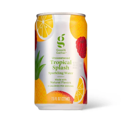 Tropical Splash Sparkling Water - 10pk/7.5 Fl Oz Cans Good & Gather™ 4 Tropical Splash Sparkling Water - 10pk/7.5 Fl Oz Cans Good & Gather™ - Image 2