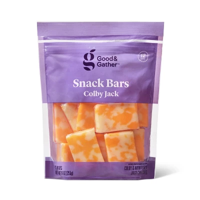 Colby Jack Cheese Snack Bars - 9oz/12ct - Good & Gather™ 6 Colby Jack Cheese Snack Bars - 9oz/12ct - Good & Gather™ - Image 4
