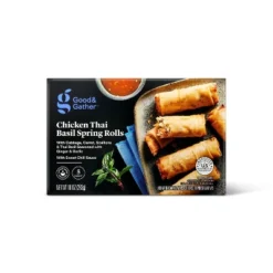 Frozen Chicken Thai Basil Spring Rolls - 10oz/5ct - Good & Gather™ 9 Frozen Chicken Thai Basil Spring Rolls - 10oz/5ct - Good & Gather™ -Good & Gather GUEST 1a42cde3 7722 42ad 9da3 e16099da4376