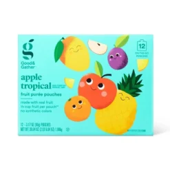 Tropical Apple Fruit Puree Pouches - 12ct - Good & Gather™ -Good & Gather GUEST 1c87873b 1ed8 4407 9d0e bcee26738de4
