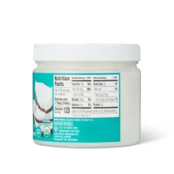 Organic Unrefined Cold Pressed Virgin Coconut Oil - 14oz - Good & Gather™