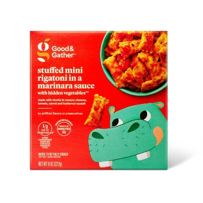 Frozen Stuffed Mini Rigatoni In A Marinara Sauce -with Hidden Vegetables - 8oz - Good & Gather™ 6 Frozen Stuffed Mini Rigatoni In A Marinara Sauce -with Hidden Vegetables - 8oz - Good & Gather™ - Image 4