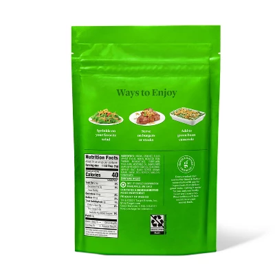 Garlic Pepper Crispy Onion Strings Salad Topper - 3.5oz - Good & Gather™ 4 Garlic Pepper Crispy Onion Strings Salad Topper - 3.5oz - Good & Gather™ - Image 2