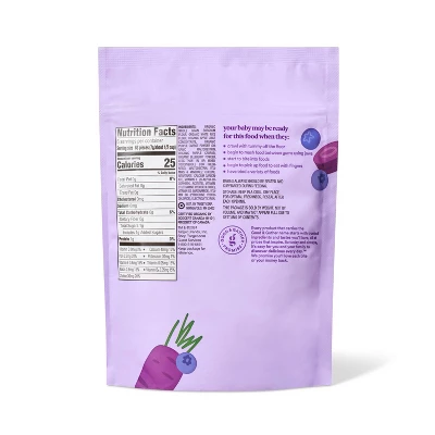 Organic Puffs Baby Snacks - Carrot Blueberry - 1.48oz - Good & Gather™ 4 Organic Puffs Baby Snacks - Carrot Blueberry - 1.48oz - Good & Gather™ - Image 2