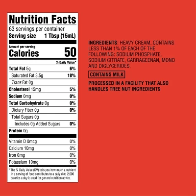 Heavy Whipping Cream - 32 Fl Oz (1qt) - Good & Gather™ 6 Heavy Whipping Cream - 32 Fl Oz (1qt) - Good & Gather™ - Image 4