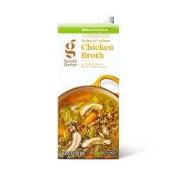 Reduced Sodium Chicken Broth - 32oz - Good & Gather™ -Good & Gather GUEST 22c93e86 3b73 431d bb87 47b5480a2f19
