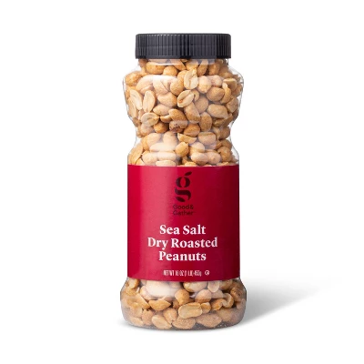 Sea Salt Dry Roasted Peanuts - 16oz - Good & Gather™ 5 Sea Salt Dry Roasted Peanuts - 16oz - Good & Gather™ - Image 3