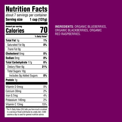 Organic Frozen Triple Berry Bliss - 32oz - Good & Gather™ 5 Organic Frozen Triple Berry Bliss - 32oz - Good & Gather™ - Image 3