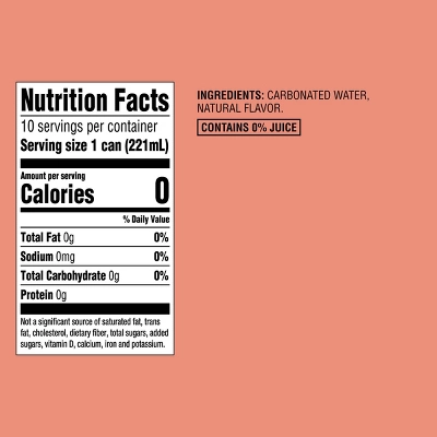 Strawberry Mango Sparkling Water - 10pk/7.5 Fl Oz Cans Good & Gather™ 6 Strawberry Mango Sparkling Water - 10pk/7.5 Fl Oz Cans Good & Gather™ - Image 4