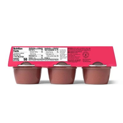 Strawberry Applesauce Cups - 24oz/6pk - Good & Gather™ 3 Strawberry Applesauce Cups - 24oz/6pk - Good & Gather™