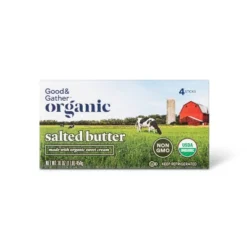 Organic Salted Butter - 1lb - Good & Gather™ 7 Organic Salted Butter - 1lb - Good & Gather™ -Good & Gather GUEST 2a074ebb f45a 4c18 8db0 d9592292125c