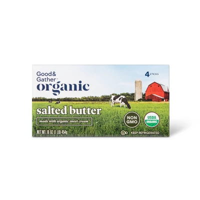 Organic Salted Butter - 1lb - Good & Gather™ 5 Organic Salted Butter - 1lb - Good & Gather™ - Image 3