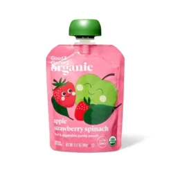 Organic Apple Strawberry Spinach Fruit Puree Pouches - 38.04oz/12ct - Good & Gather™ -Good & Gather GUEST 2cff4e45 f6db 4e36 a669 88372ebd3424