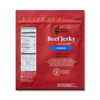 Original Beef Jerky - 2.85oz - Good & Gather™ 3 Original Beef Jerky - 2.85oz - Good & Gather™