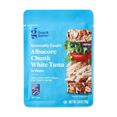 Albacore Chunk White Tuna In Water - 2.6oz - Good & Gather™ 4 Albacore Chunk White Tuna In Water - 2.6oz - Good & Gather™ - Image 2