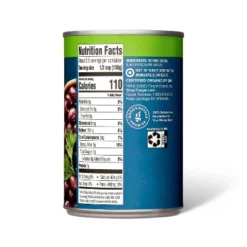 Organic Low Sodium Black Beans - 15oz - Good & Gather™