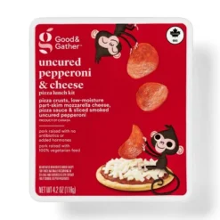 Uncured Pepperoni & Cheese Pizza Lunch Kit - 4.2oz - Good & Gather™ -Good & Gather GUEST 316bc55d 631d 4091 b667 d233870248ca