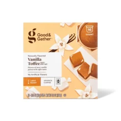Naturally Flavored Vanilla Toffee With Other Natural Flavors Light Roast Arabica Coffee - 16ct - Good & Gather™ 7 Naturally Flavored Vanilla Toffee With Other Natural Flavors Light Roast Arabica Coffee - 16ct - Good & Gather™ -Good & Gather GUEST 31ecb02a e3dc 4bbe b0e7 665ccc856b7b
