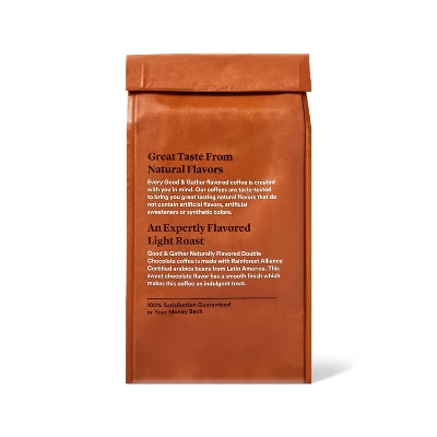 Naturally Flavored Double Chocolate Light Roast Ground Coffee 12oz - Good & Gather™ 3 Naturally Flavored Double Chocolate Light Roast Ground Coffee 12oz - Good & Gather™