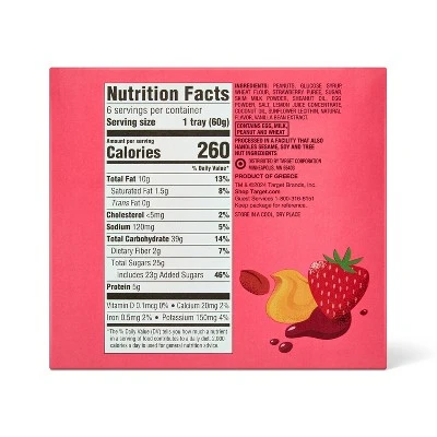 Peanut Butter Filled Wafer Stix With Strawberry Jam - 12.7oz/6ct - Good & Gather™ 3 Peanut Butter Filled Wafer Stix With Strawberry Jam - 12.7oz/6ct - Good & Gather™