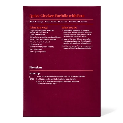 Farfalle - 16oz - Good & Gather™ 4 Farfalle - 16oz - Good & Gather™ - Image 2