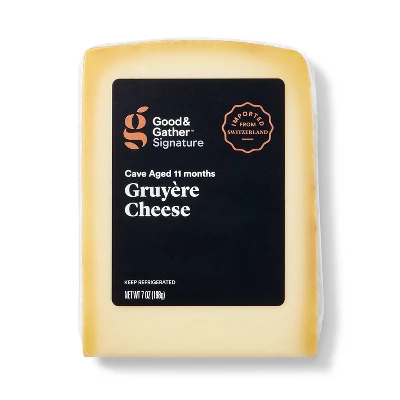 Signature Cave Aged Gruyere Cheese - 7oz - Good & Gather™ 5 Signature Cave Aged Gruyere Cheese - 7oz - Good & Gather™ - Image 3