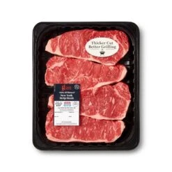 USDA Choice Angus Beef New York Strip Steak - Price Per Lb - Good & Gather™ -Good & Gather GUEST 375e47e3 19e3 4ace 891b d93cdc830e56