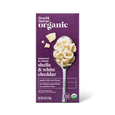 Organic Shells & White Cheddar Macaroni And Cheese - 6oz - Good & Gather™ 7 Organic Shells & White Cheddar Macaroni And Cheese - 6oz - Good & Gather™ - Image 5