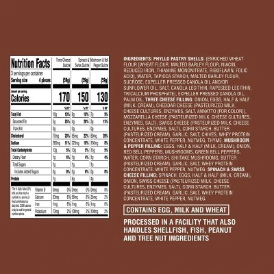 Frozen Petite Quiche Collection - 6.25oz/12ct - Good & Gather™ 5 Frozen Petite Quiche Collection - 6.25oz/12ct - Good & Gather™ - Image 3