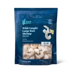 31/40 Wild Caught Large Raw Shrimp, Tail-Off, Peeled & Deveined - Frozen - 16oz - Good & Gather™ -Good & Gather GUEST 3c58e491 1838 4424 8e7f f7e8217c6c7c