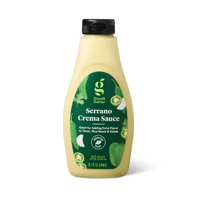 Serrano Crema Sauce - 8.1 Fl Oz - Good & Gather™ 5 Serrano Crema Sauce - 8.1 Fl Oz - Good & Gather™ - Image 3