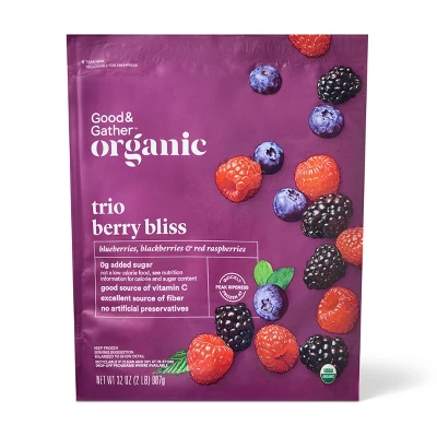 Organic Frozen Triple Berry Bliss - 32oz - Good & Gather™ 6 Organic Frozen Triple Berry Bliss - 32oz - Good & Gather™ - Image 4