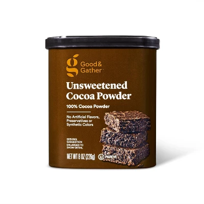 Natural Unsweetened Cocoa Powder - 8oz - Good & Gather™ 5 Natural Unsweetened Cocoa Powder - 8oz - Good & Gather™ - Image 3