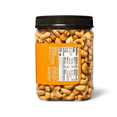 Lightly Salted Roasted Whole Cashews - 30oz - Good & Gather™ 4 Lightly Salted Roasted Whole Cashews - 30oz - Good & Gather™ - Image 2
