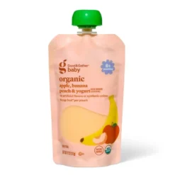 Organic Apple Banana Peach Yogurt Baby Food Pouch - 4oz - Good & Gather™ -Good & Gather GUEST 462a637d 5cac 440f b9f1 2f8f9066c494