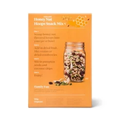 Organic Honey Nut Hoops Breakfast Cereal - 12.25oz - Good & Gatherâ„¢